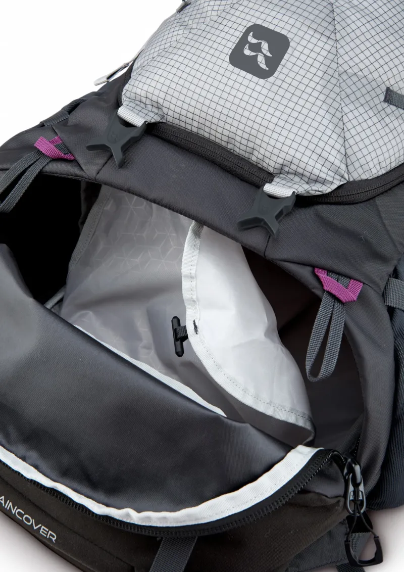 Rab Backpacking Packs-Womens Hyperon 65 ND Rucksack - Dark Pewter-Anthracite - S-M