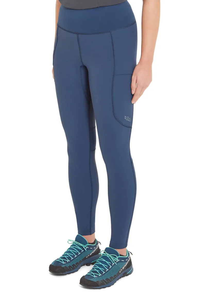 Rab Trousers & Leggings-Womens Incline AS Tights - Tempest Blue