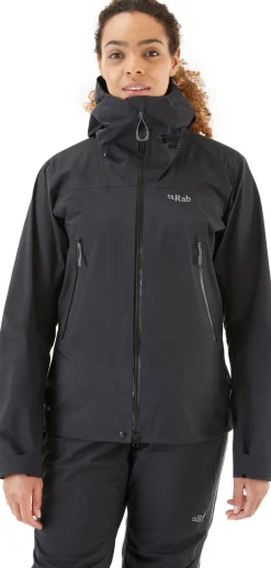 Rab Waterproof Jackets-Womens Kangri GTX Jacket - Black