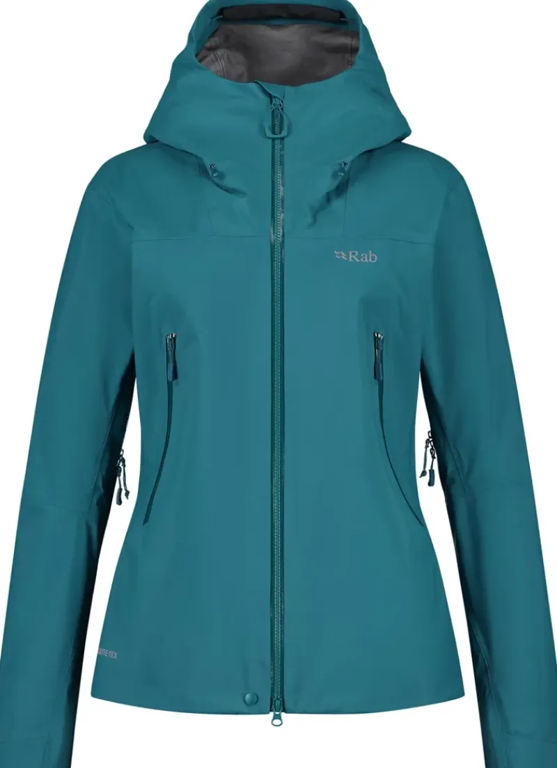 Rab Waterproof Jackets-Womens Kangri GTX Jacket - Marina Blue