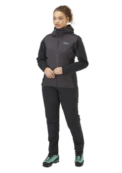 Rab Softshell Jackets-Womens Kinetic Alpine 2.0 Jacket - Anthracite