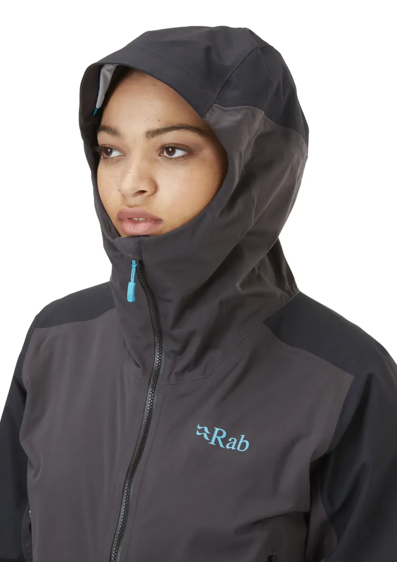 Rab Softshell Jackets-Womens Kinetic Alpine 2.0 Jacket - Anthracite