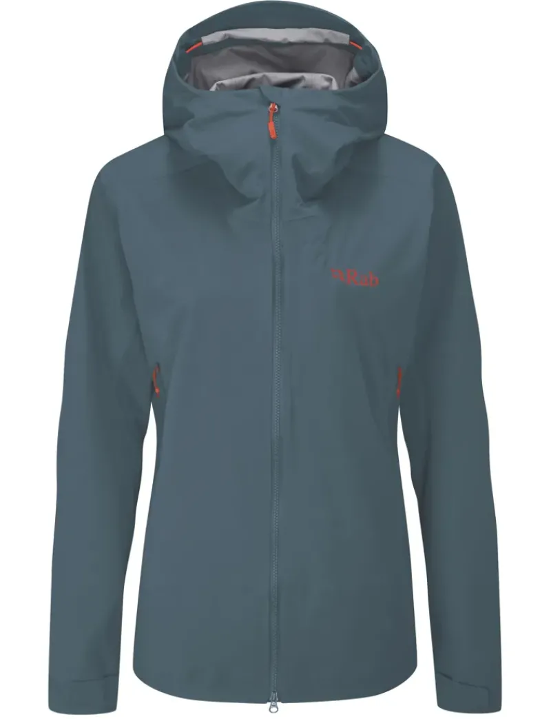 Rab Softshell Jackets-Womens Kinetic Alpine 2.0 Jacket - Orion Blue