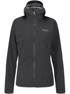Rab Waterproof Jackets-Womens Kinetic 2.0 Jacket - Beluga