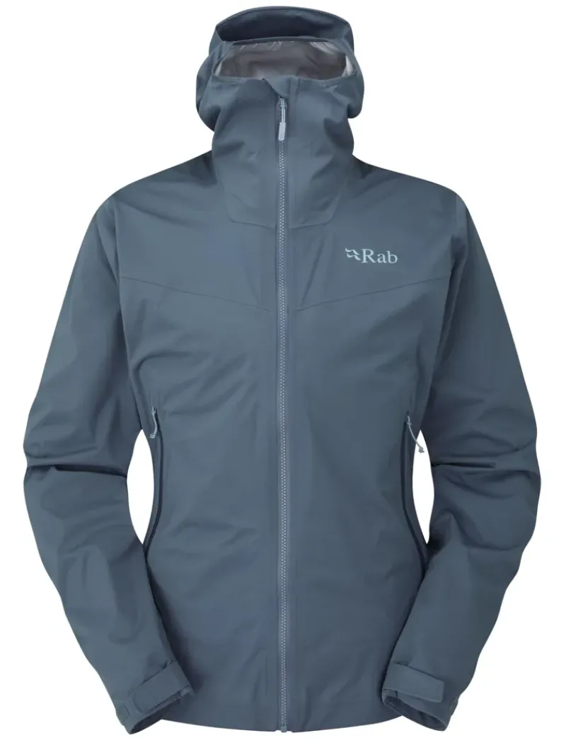 Rab Waterproof Jackets-Womens Kinetic 2.0 Jacket - Orion Blue