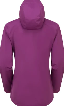 Rab Waterproof Jackets-Womens Kinetic 2.0 Jacket - Plum