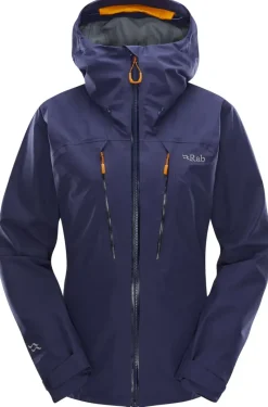 Rab Waterproof Jackets-Womens Latok Alpine GTX Jacket - Patriot Blue