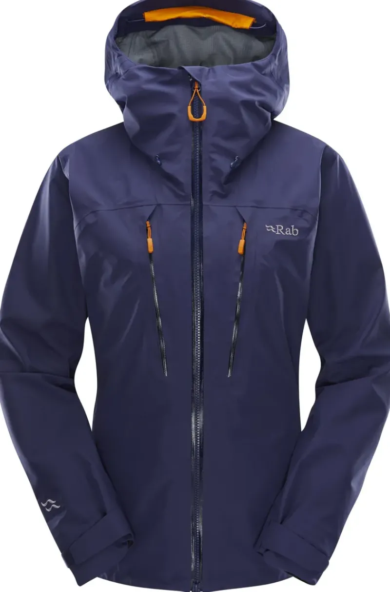 Rab Waterproof Jackets-Womens Latok Alpine GTX Jacket - Patriot Blue