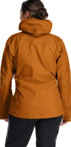 Rab Waterproof Jackets-Womens Latok Mountain GTX Jacket - Marmalade