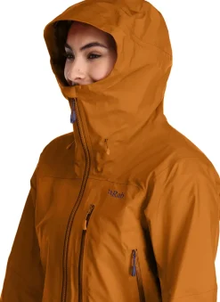Rab Waterproof Jackets-Womens Latok Mountain GTX Jacket - Marmalade