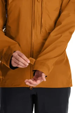Rab Waterproof Jackets-Womens Latok Mountain GTX Jacket - Marmalade