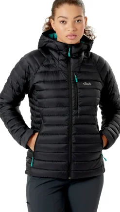 Rab Insulated Jackets-Womens Microlight Alpine Jacket - Black