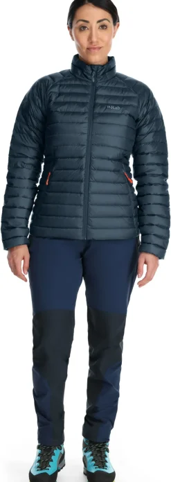 Rab Insulated Jackets-Womens Microlight Jacket - Orion Blue