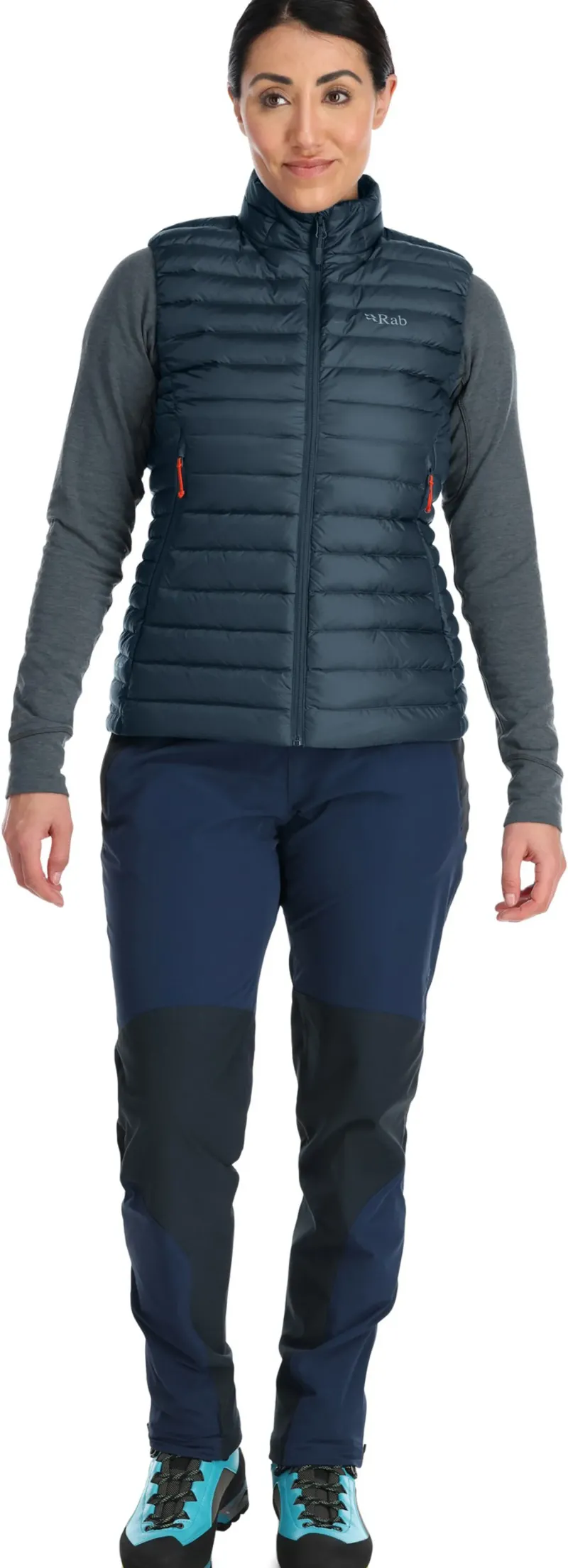 Rab Vests & Gilets-Womens Microlight Vest - Orion Blue