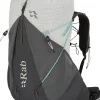 Rab Fast & Light Rucksacks And Vests-Womens Muon ND40 Rucksack - Pewter-Graphene