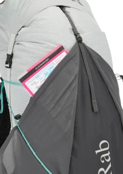 Rab Fast & Light Rucksacks And Vests-Womens Muon ND50 Rucksack - Pewter-Graphene