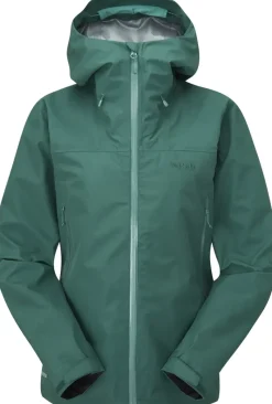 Rab Waterproof Jackets-Womens Namche GTX Jacket - Green Slate