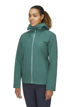 Rab Waterproof Jackets-Womens Namche GTX Jacket - Green Slate