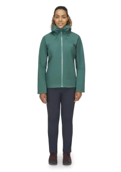 Rab Waterproof Jackets-Womens Namche GTX Jacket - Green Slate