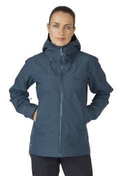 Rab Waterproof Jackets-Womens Namche GTX Jacket - Orion Blue