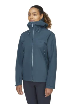 Rab Waterproof Jackets-Womens Namche GTX Jacket - Orion Blue