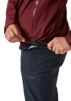 Rab Waterproof Jackets-Womens Namche Paclite Jacket - Deep Heather