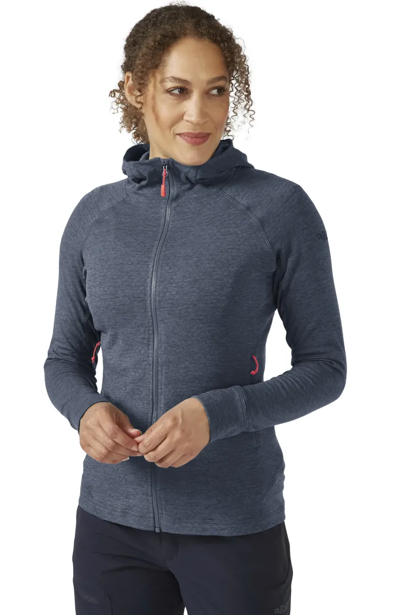Rab Fleece & Mid Layer-Womens Nexus Hoody - Steel