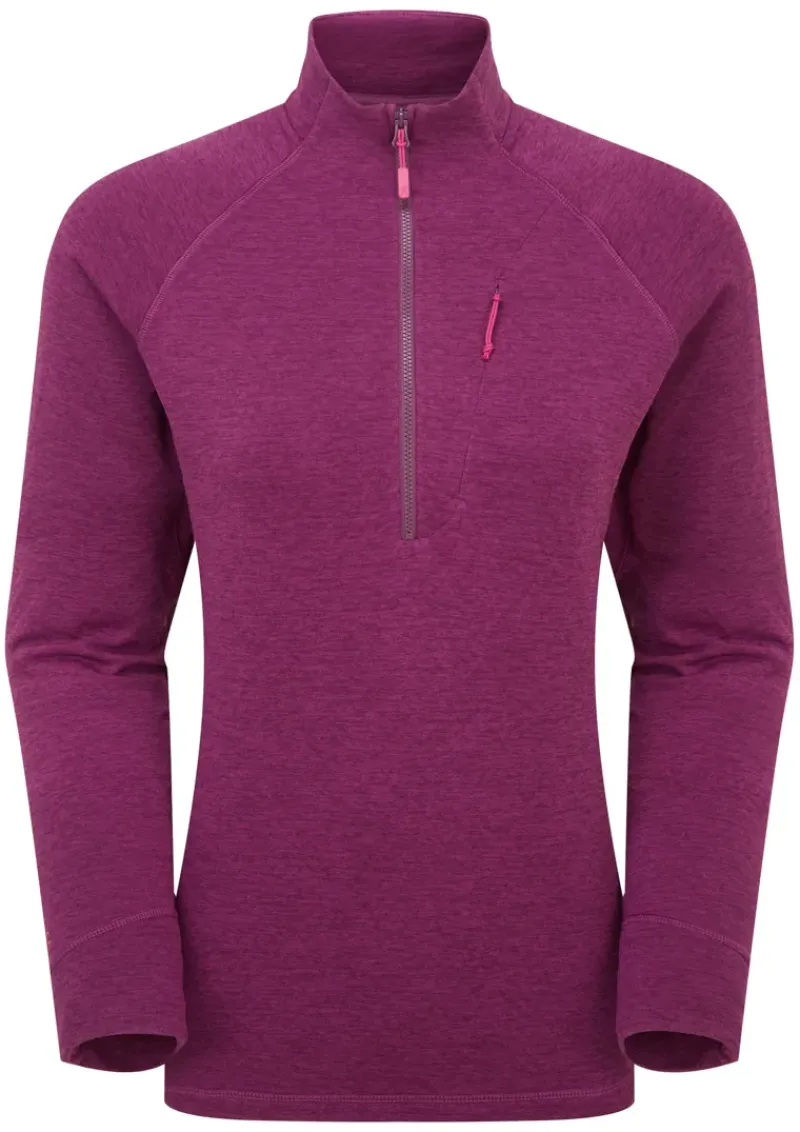Rab Fleece & Mid Layer-Womens Nexus Pull-On - Mulberry