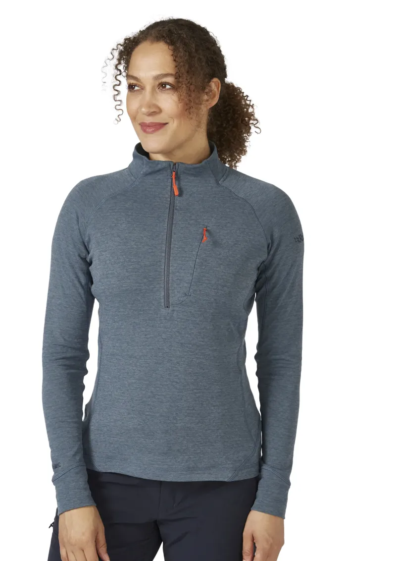 Rab Fleece & Mid Layer-Womens Nexus Pull On - Orion Blue