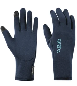 Rab Gloves-Womens Power Stretch Contact Gloves - Deep Ink