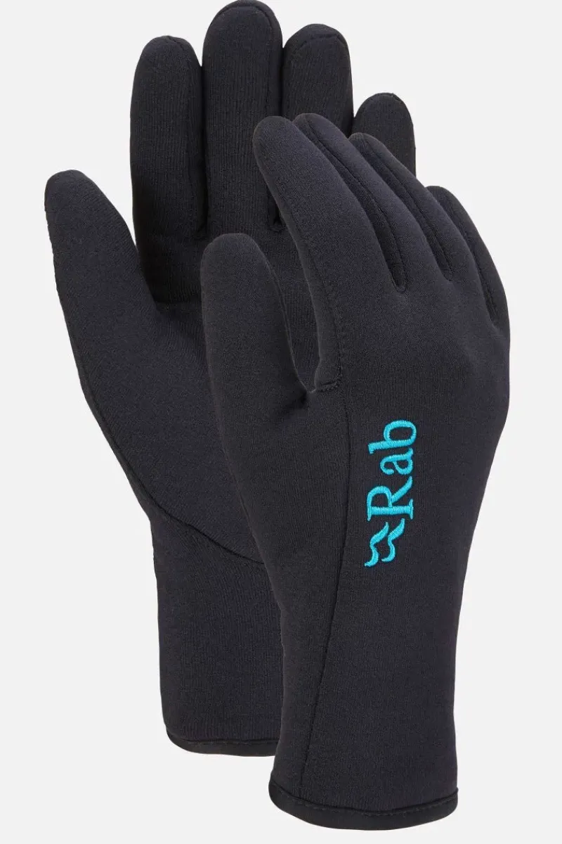 Rab Gloves-Womens Power Stretch Pro Gloves - Black