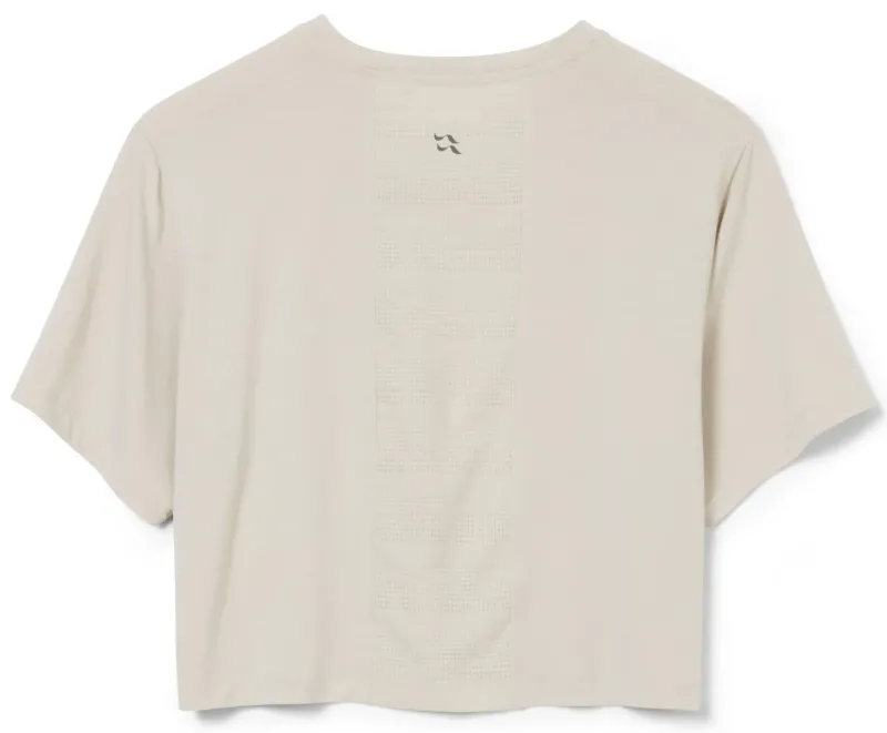 Rab T-Shirts & Baselayers-Womens Rivelin Crop Tee - Pebble