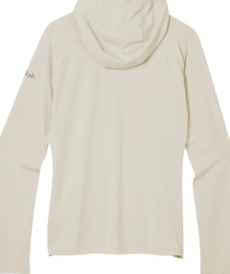 Rab Fleece & Mid Layer-Womens Rivelin Hoody - Pebble