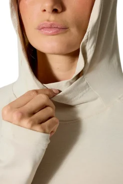 Rab Fleece & Mid Layer-Womens Rivelin Hoody - Pebble