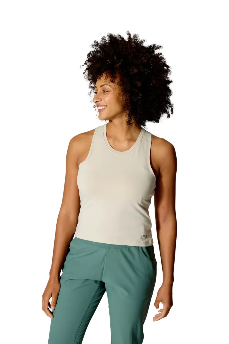 Rab T-Shirts & Baselayers-Womens Rivelin Racerback Tank - Pebble