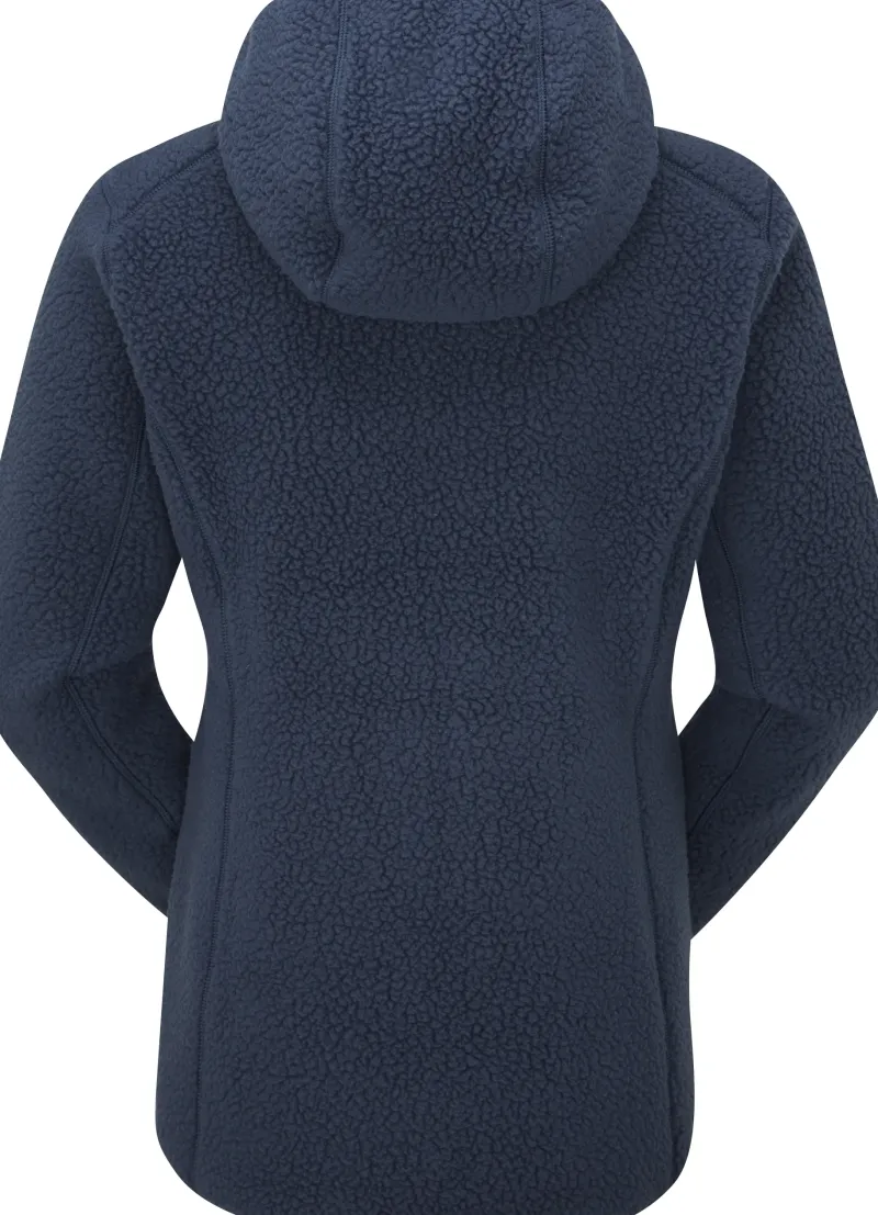 Rab Fleece & Mid Layer-Womens Shearling Hoody - Deep Ink