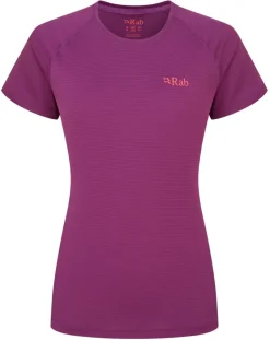 Rab T-Shirts & Baselayers-Womens Sonic Short Sleeved Tee - Plum