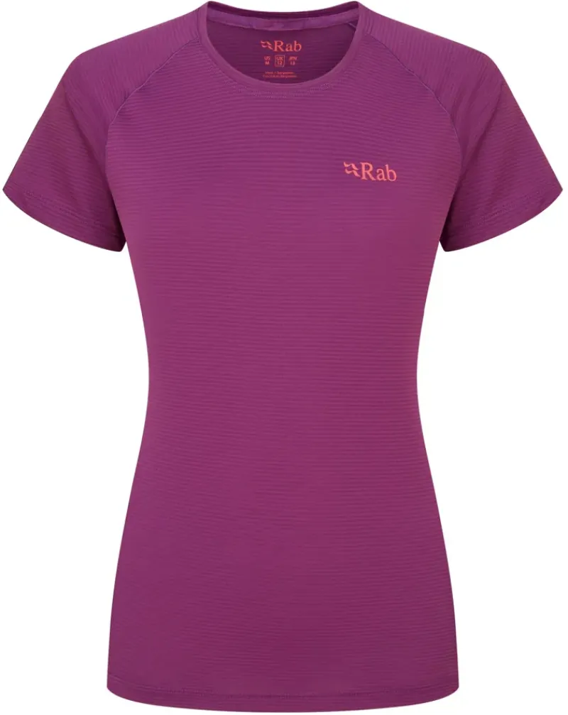 Rab T-Shirts & Baselayers-Womens Sonic Short Sleeved Tee - Plum