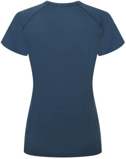 Rab T-Shirts & Baselayers-Womens Sonic Short Sleeved Tee - Tempest Blue