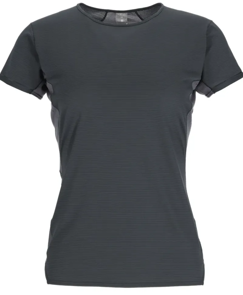 Rab T-Shirts & Baselayers-Womens Sonic Ultra Tee - Beluga-Graphene