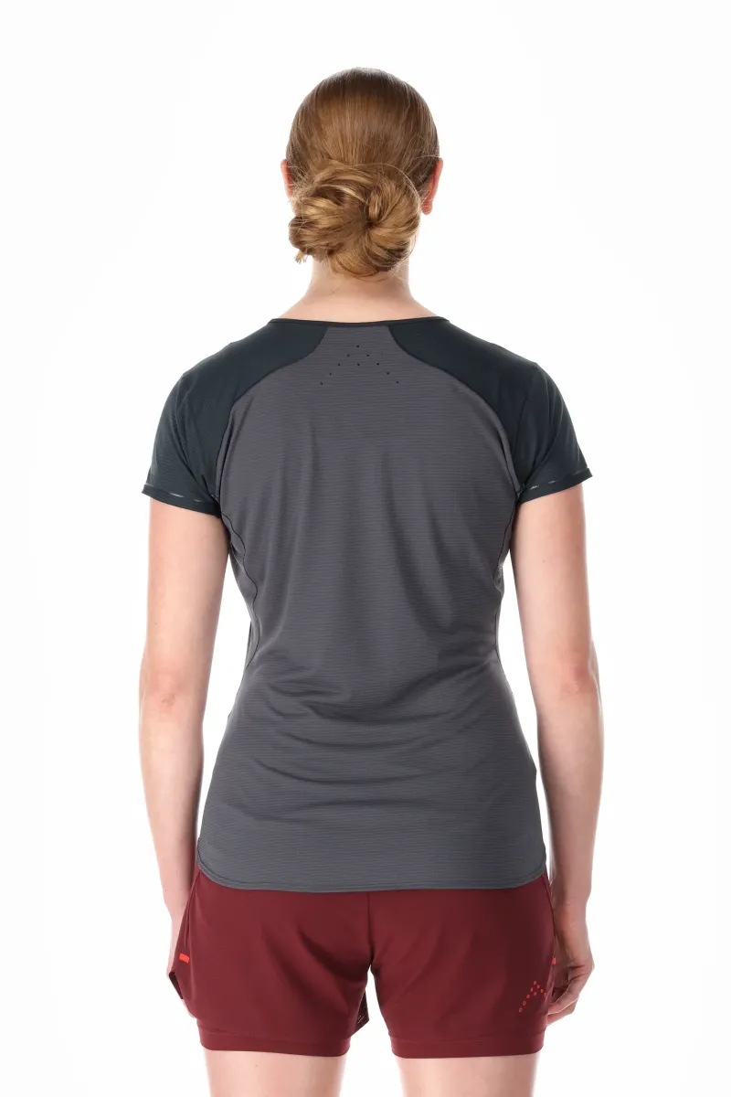 Rab T-Shirts & Baselayers-Womens Sonic Ultra Tee - Beluga-Graphene