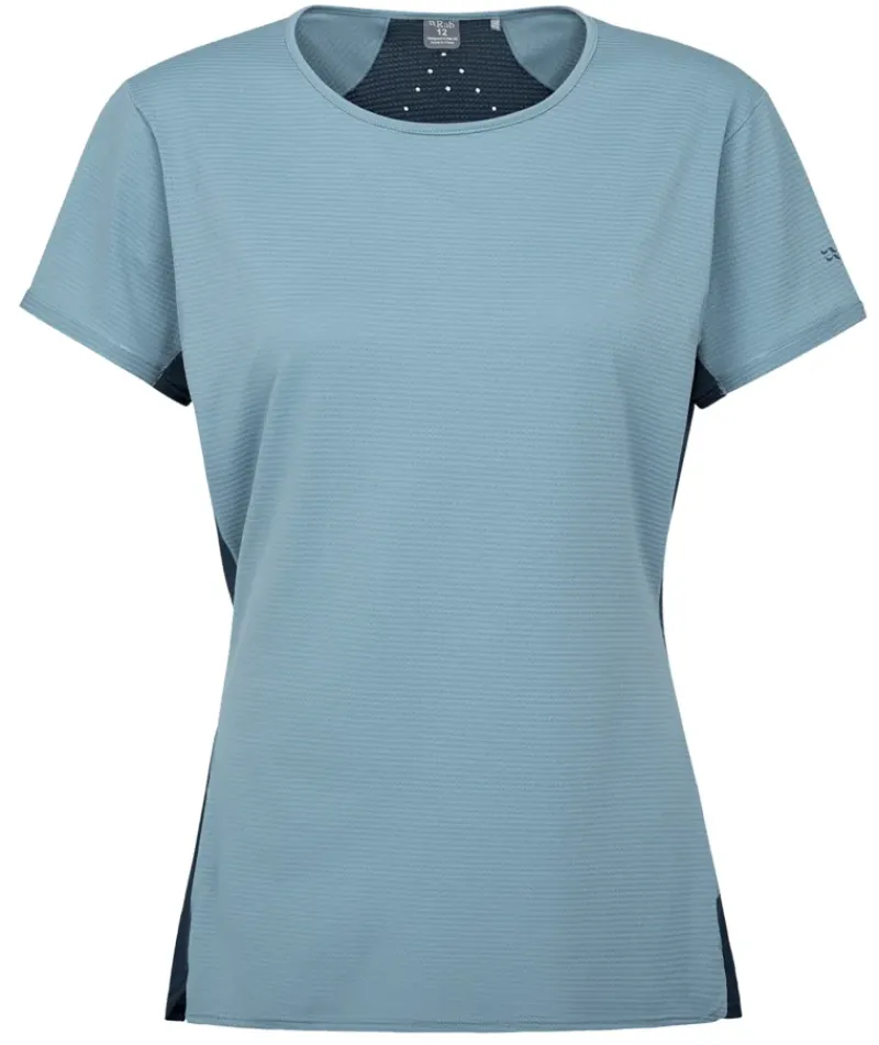 Rab T-Shirts & Baselayers-Womens Sonic Ultra Tee - Citadel-Tempest Blue