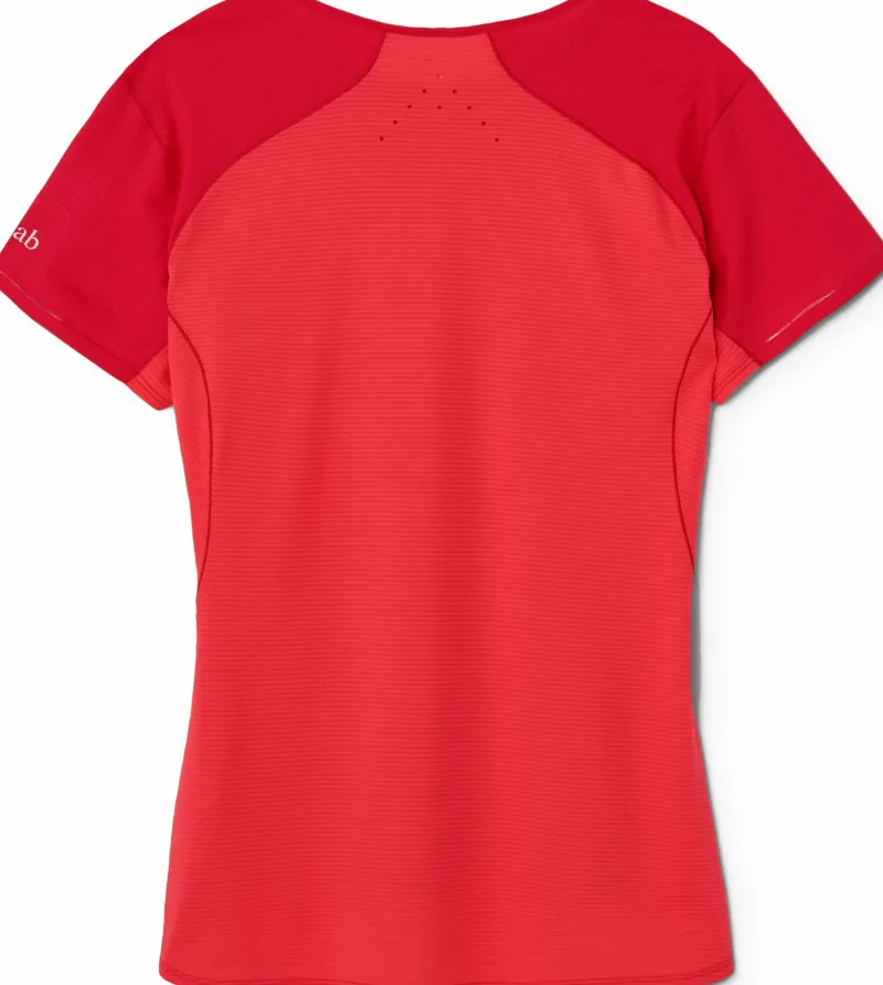 Rab T-Shirts & Baselayers-Womens Sonic Ultra Tee - Watermelon-Hibiscus