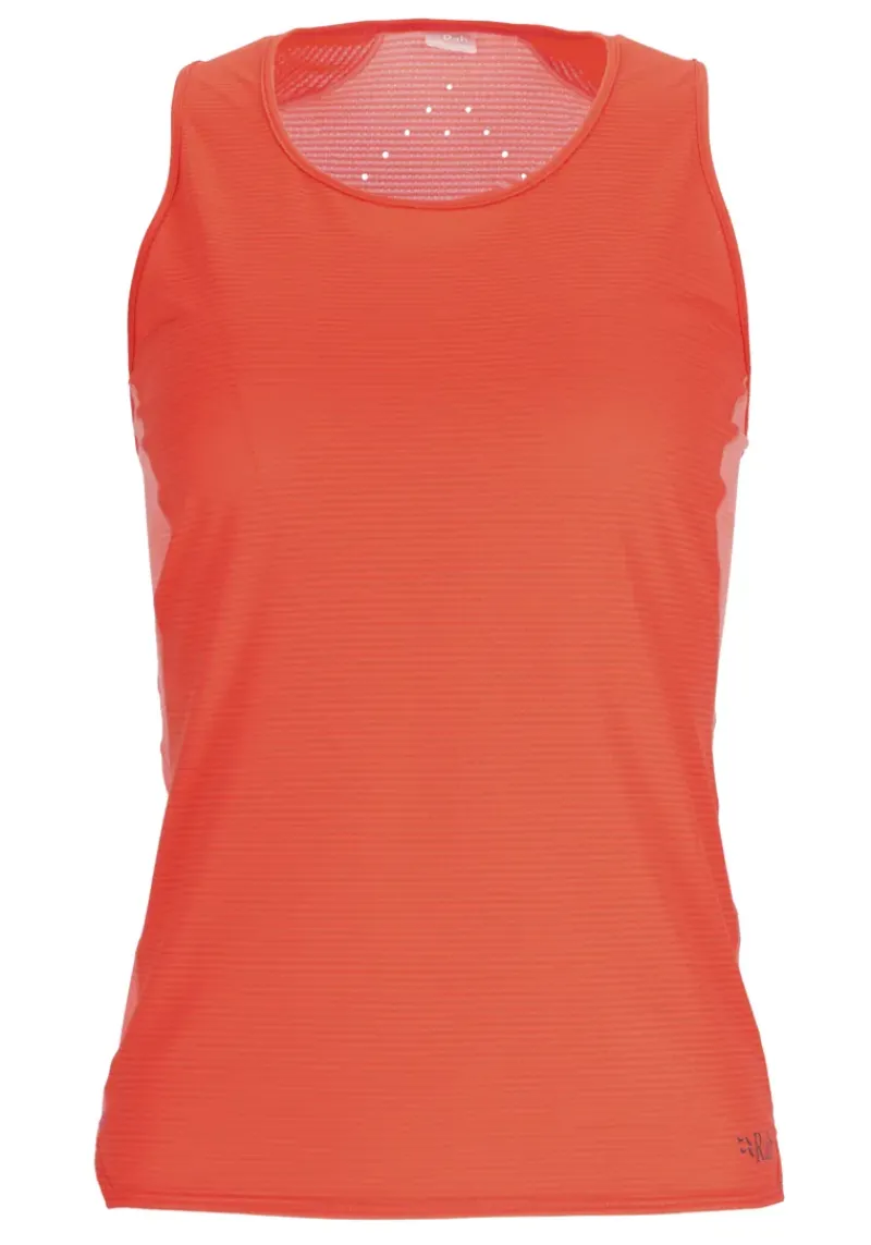 Rab T-Shirts & Baselayers-Womens Sonic Ultra Vest - Red Grapefruit-Reef