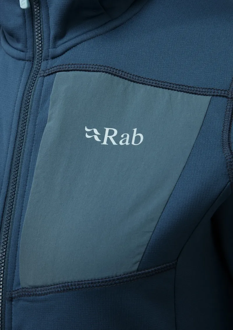 Rab Fleece & Mid Layer-Womens Superflux Hoody - Tempest Blue