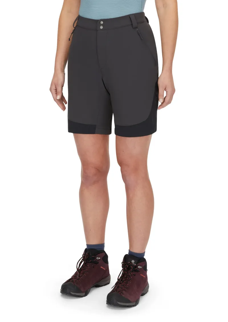 Rab Shorts & Skirts-Womens Torque Mountain Shorts - Anthracite-Black