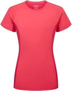 Rab T-Shirts & Baselayers-Womens Trail Tee - Hibiscus-Watermelon