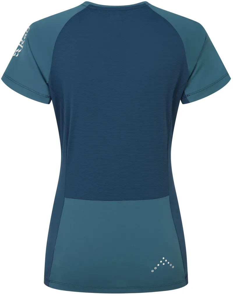 Rab T-Shirts & Baselayers-Womens Trail Tee - Orion Blue-Tempest Blue