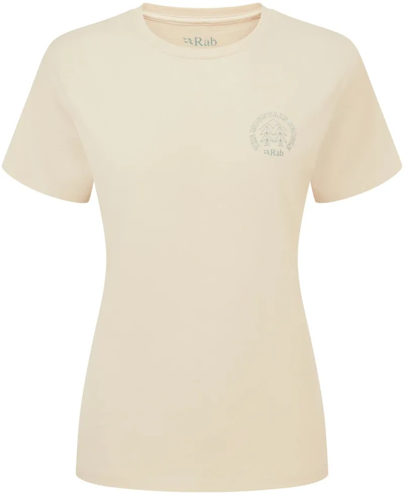 Rab T-Shirts & Baselayers-Womens Tuku Cirque Tee - Ecru