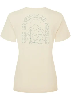 Rab T-Shirts & Baselayers-Womens Tuku Cirque Tee - Ecru